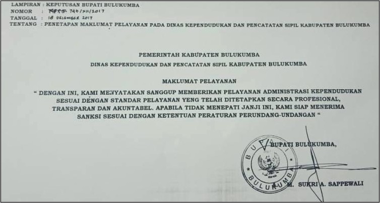 Contoh Surat Permohonan Perbaikan Akte Kelahiran