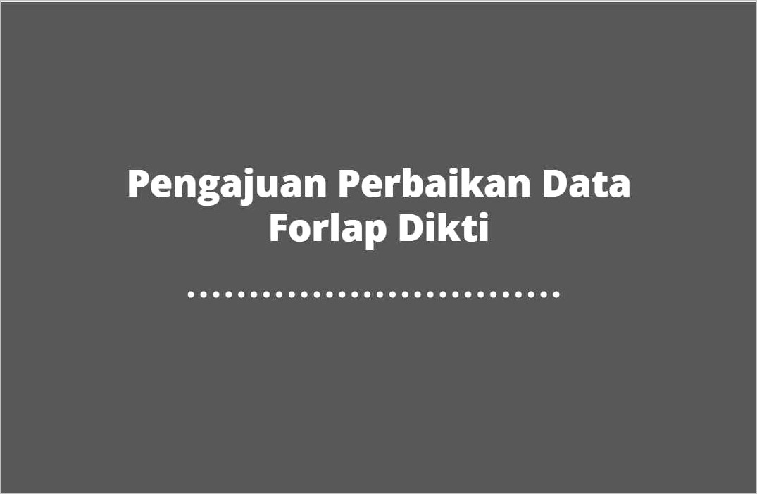 Contoh Surat Permohonan Perbaikan Dns