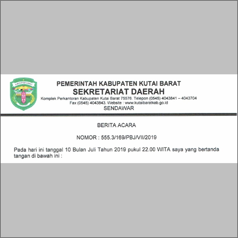 Contoh Surat Permohonan Permintaan Password