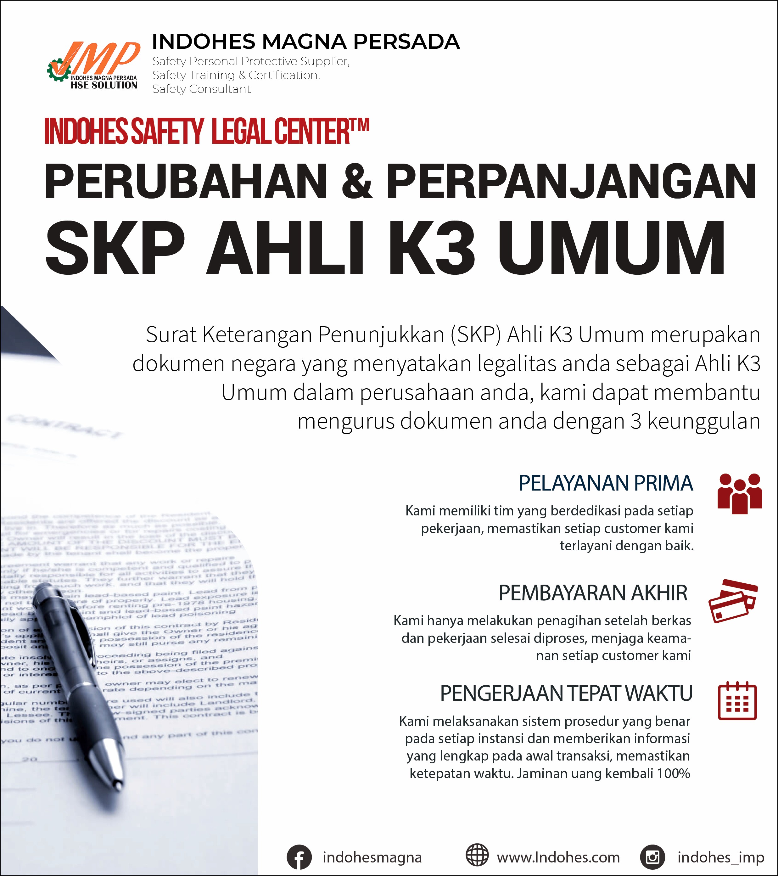 Contoh Surat Permohonan Perpanjangan P2k3