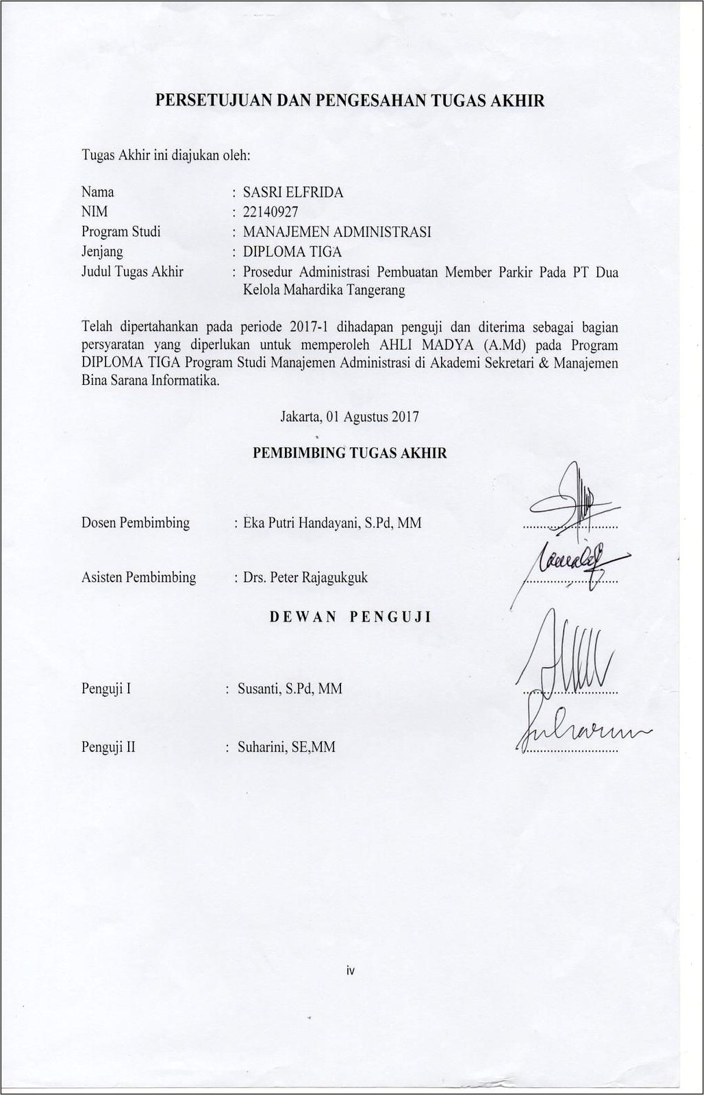 Contoh Surat Permohonan Perpanjangan Parkir