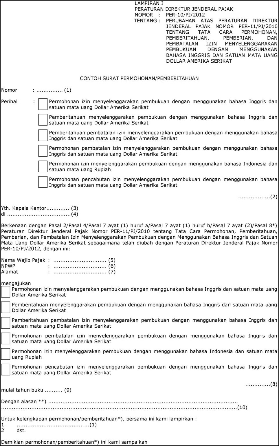 Contoh Surat Permohonan Persetujuan Bahasa Inggris