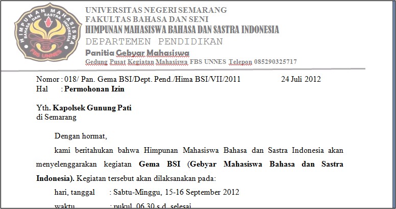 Contoh Surat Permohonan Presentasi Ke Instansi Pdf