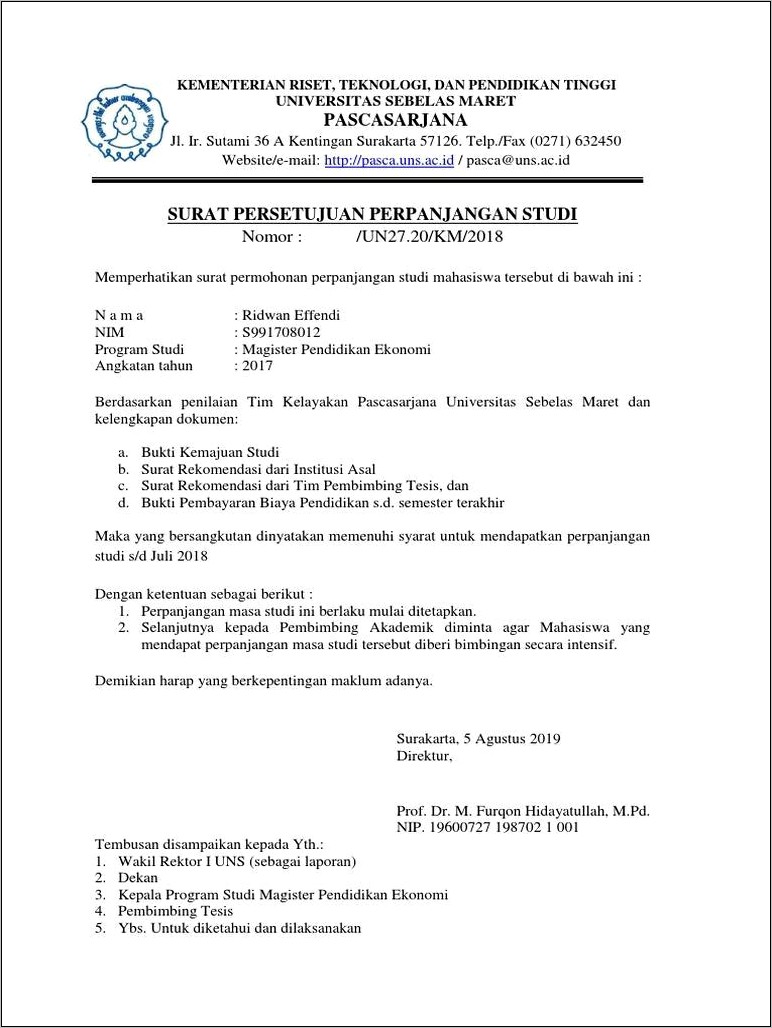 Contoh Surat Permohonan Prin Tiket Ulang