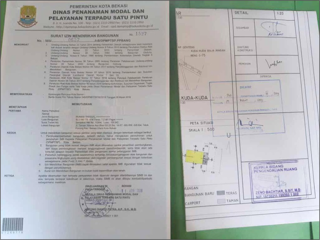 Contoh Surat Permohonan Rekomendasi Izin Mendirikan Bangunan