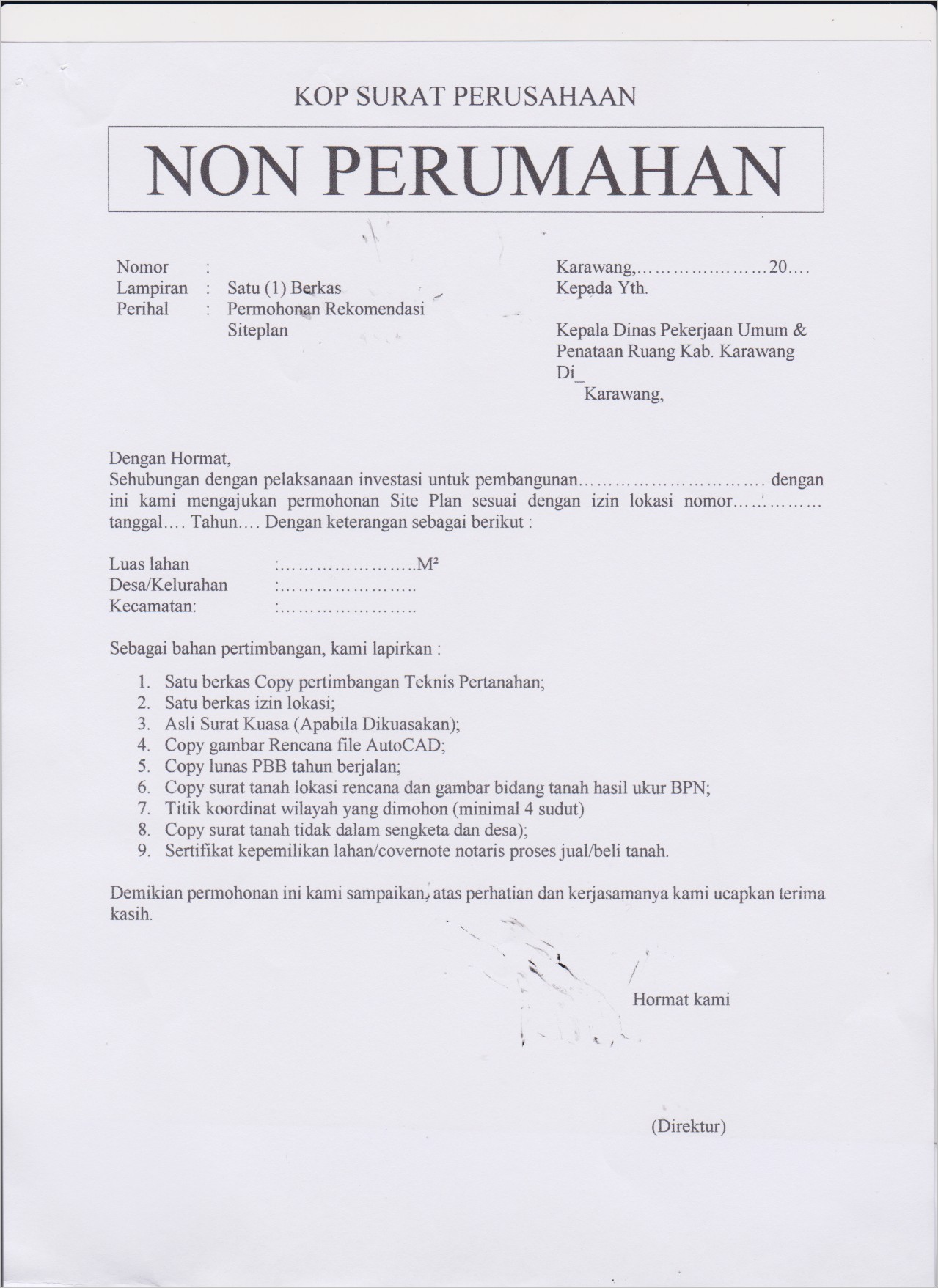 Contoh Surat Permohonan Rekomendasi Spesialis Dari Bupati