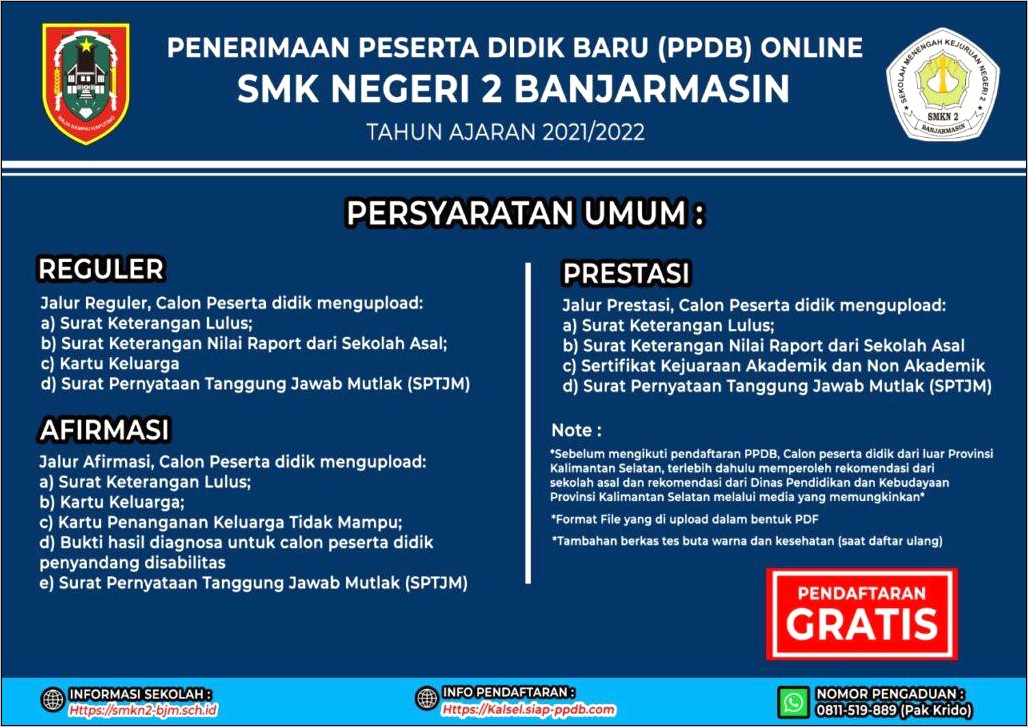 Contoh Surat Permohonan Rekomendasi Untuk Mengikuti Ppdb Jalur Prestasi