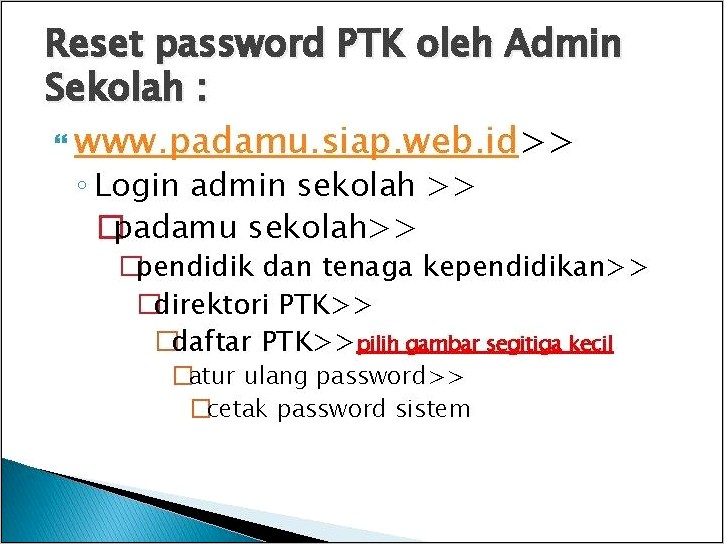 Contoh Surat Permohonan Reset Pasword Padamu Negeri