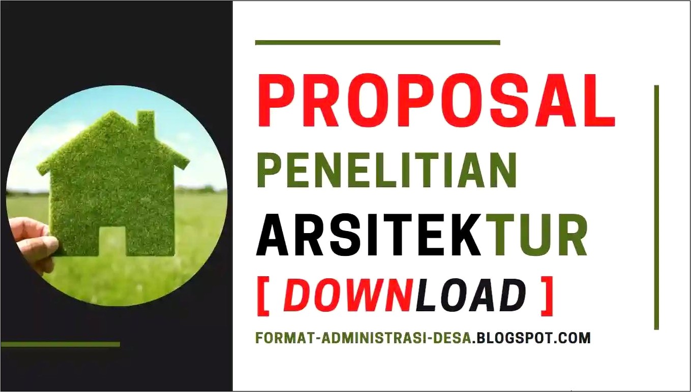 Contoh Surat Permohonan Riset Arsitektur