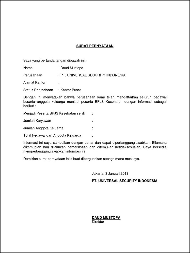 Contoh Surat Permohonan Saldo