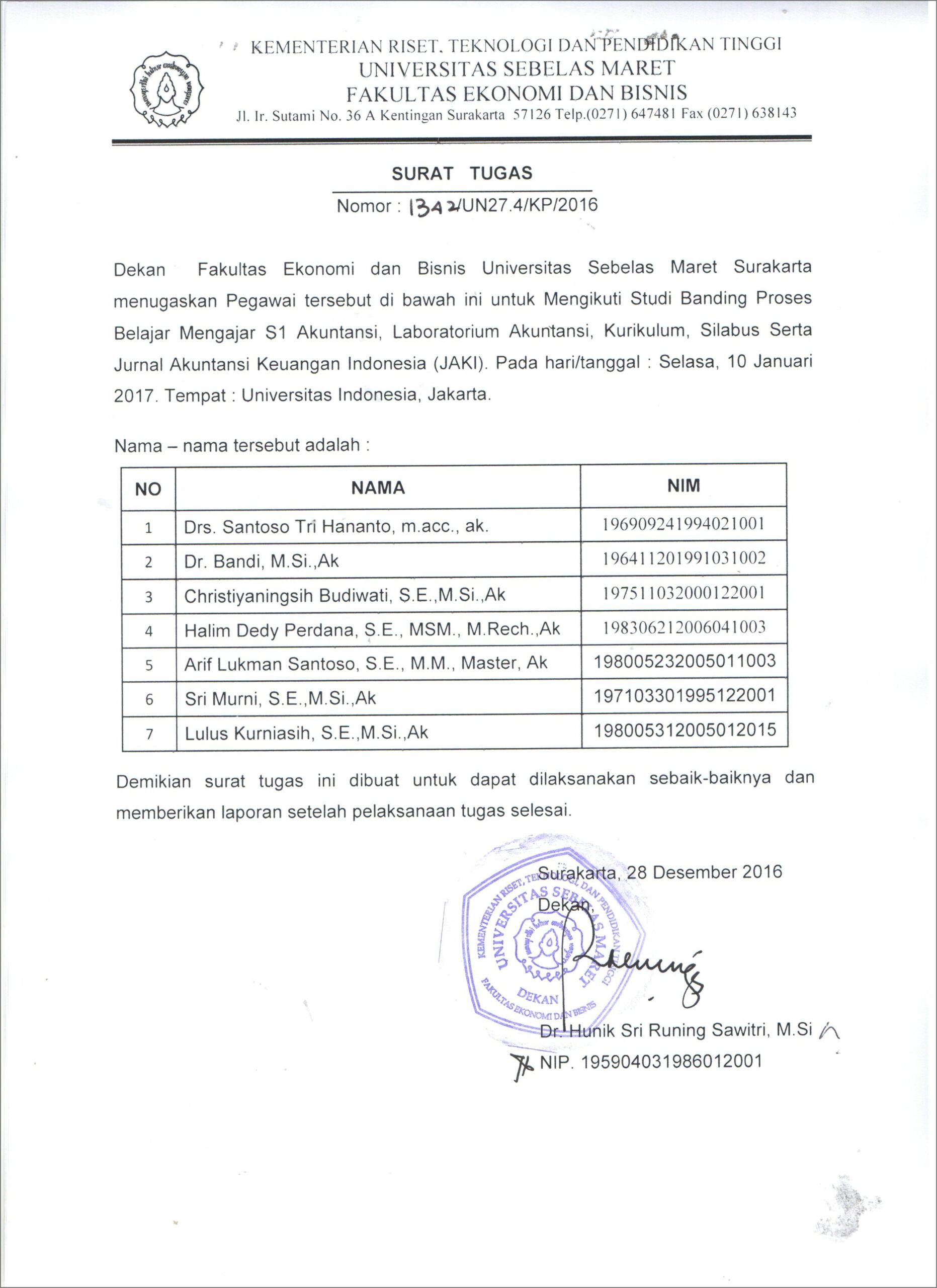 Contoh Surat Permohonan Sebagai Reviewer Jurnal