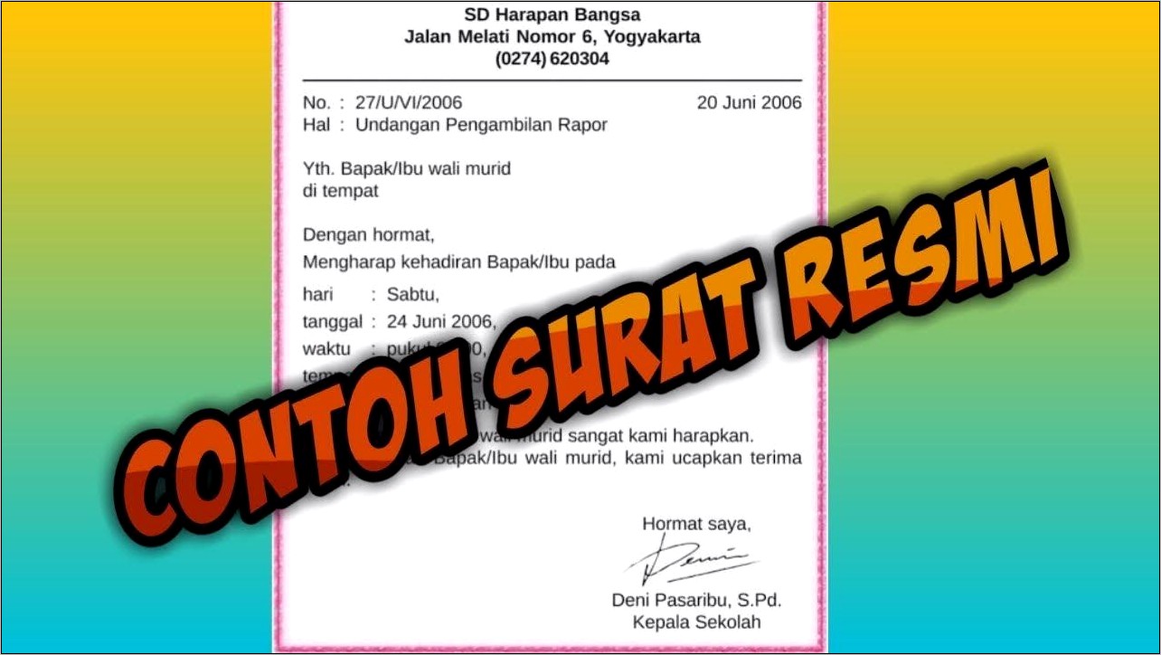 Contoh Surat Permohonan Sisipena 2.0