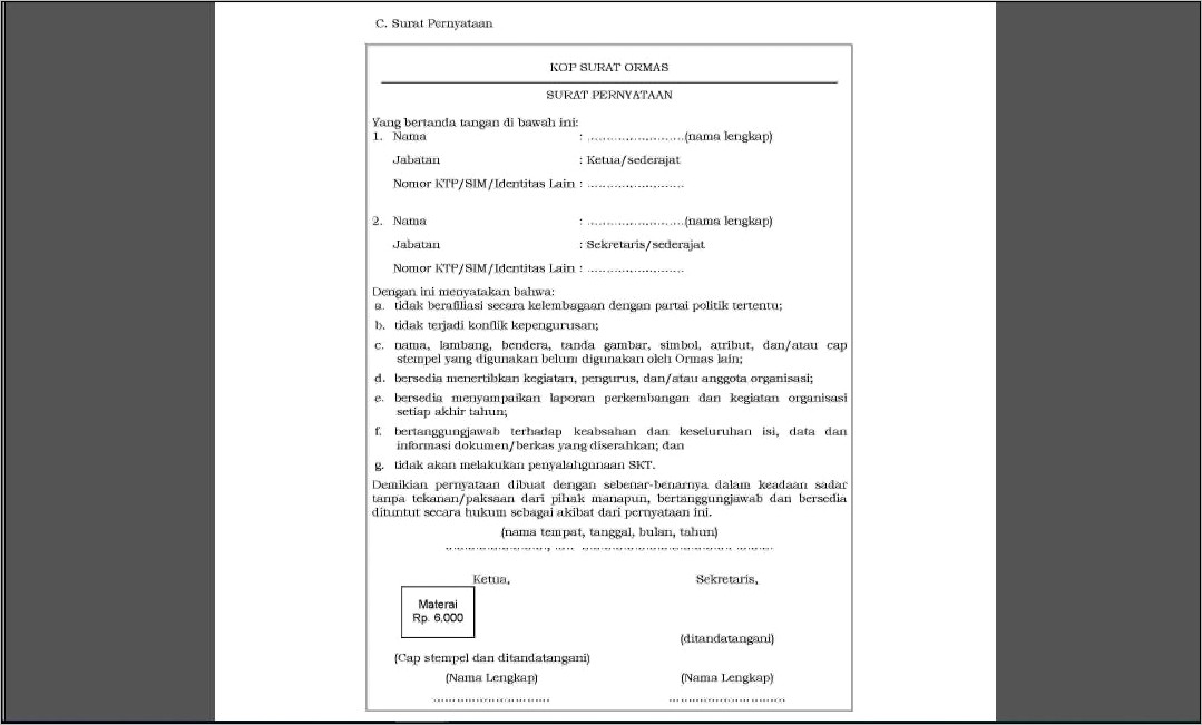 Contoh Surat Permohonan Skt Kesbangpoldkijakarta