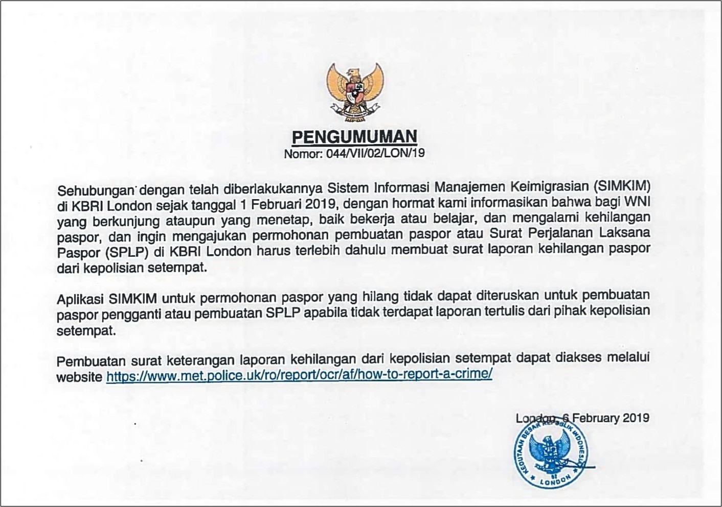 Contoh Surat Permohonan Splp