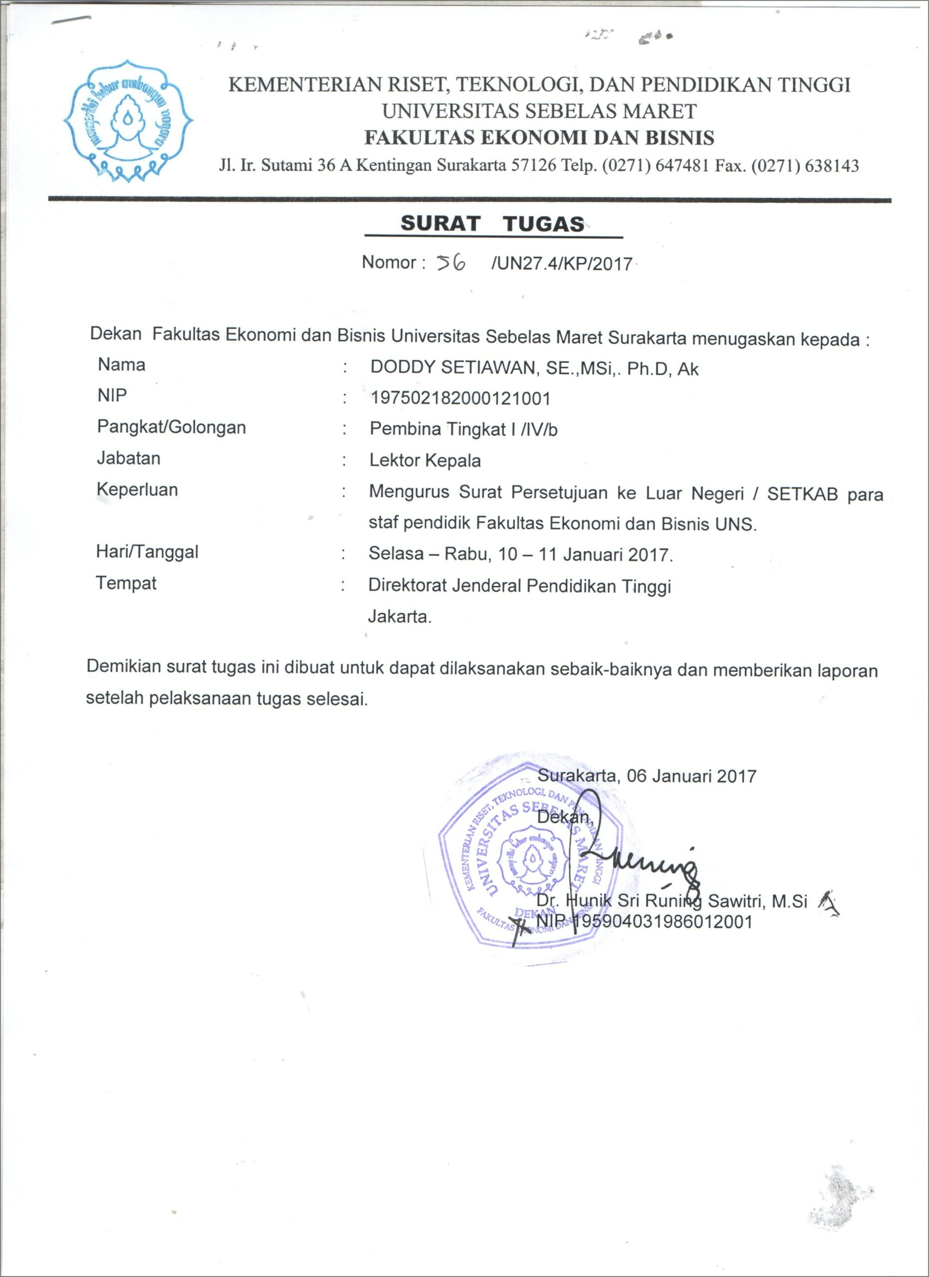 Contoh Surat Permohonan Studi Banding Ke Dinas