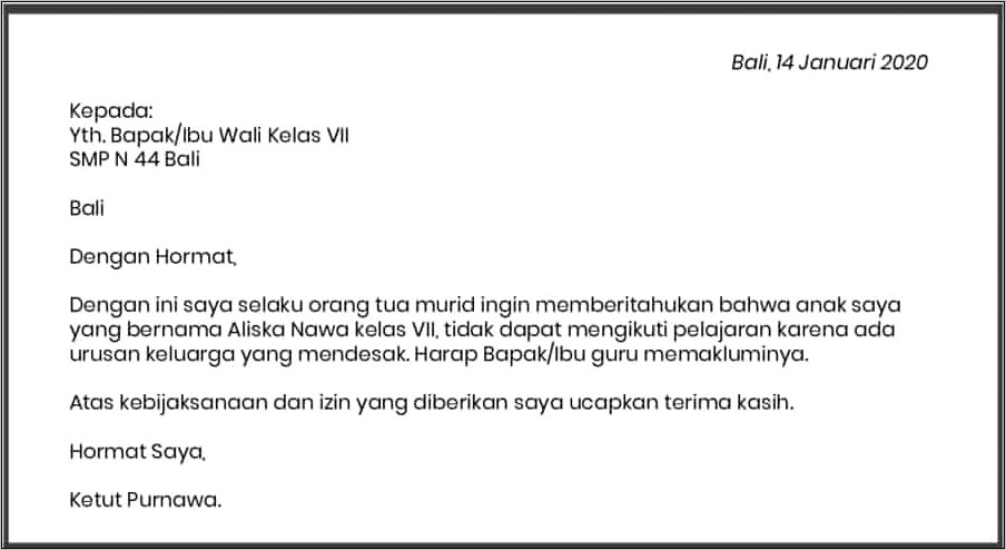 Contoh Surat Permohonan Sub Unit Bpjs Kesehatan