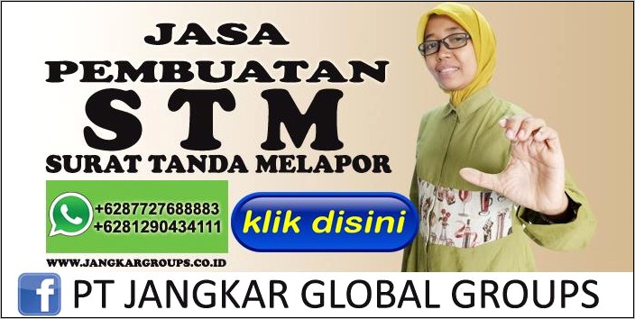 Contoh Surat Permohonan Surat Tanda Melapor