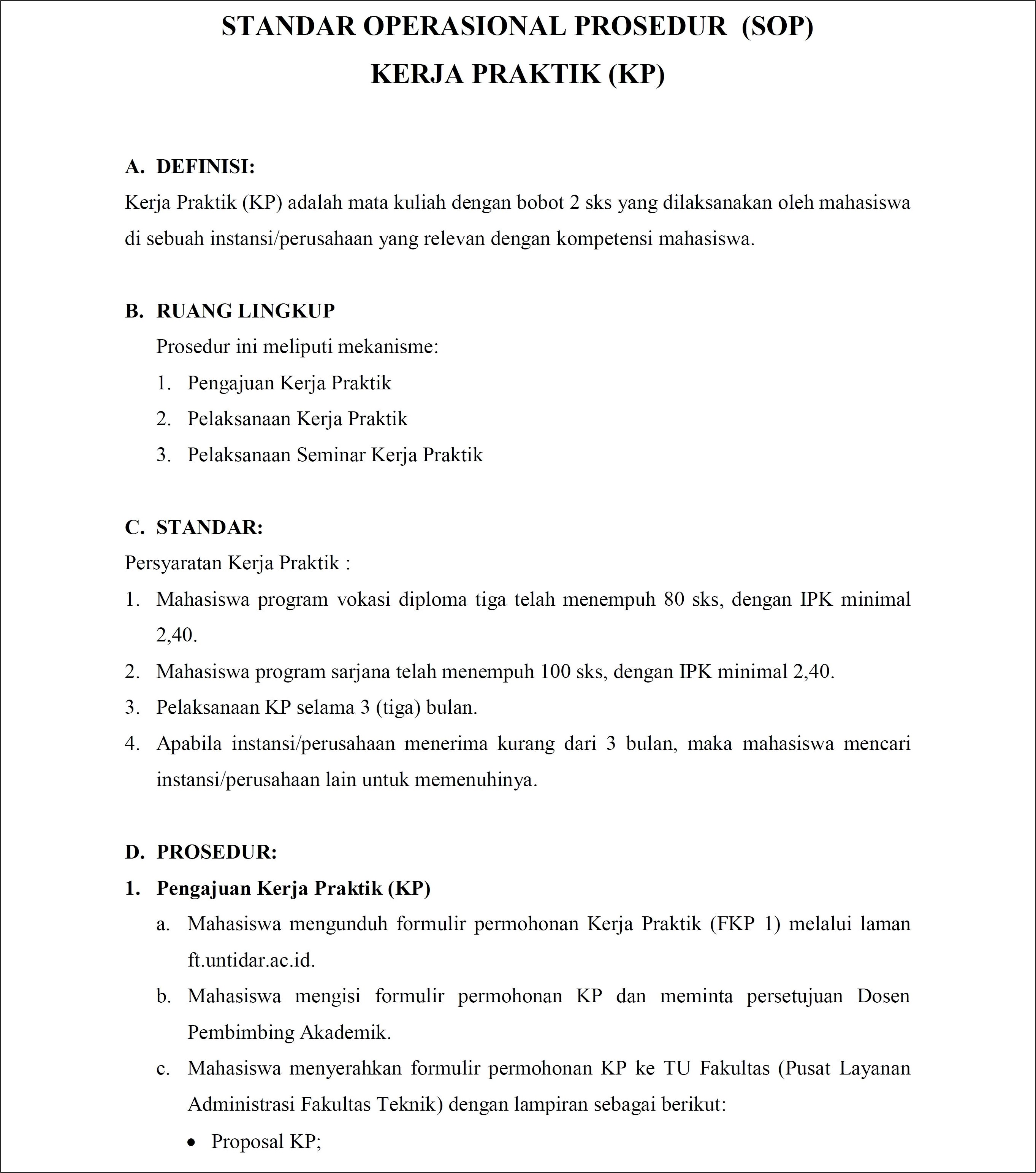 Contoh Surat Permohonan Ujian Kompetensi