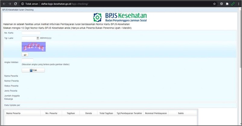 Contoh Surat Permohonan Update E Dabu Bpjs