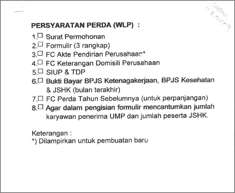 Contoh Surat Permohonan Validasi Dpkk Tka Disnaker