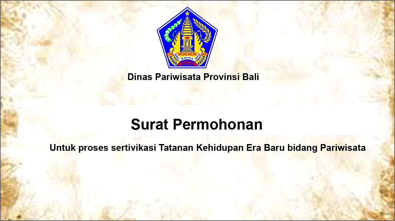 Contoh Surat Permohonan Verifikasi Lapangan