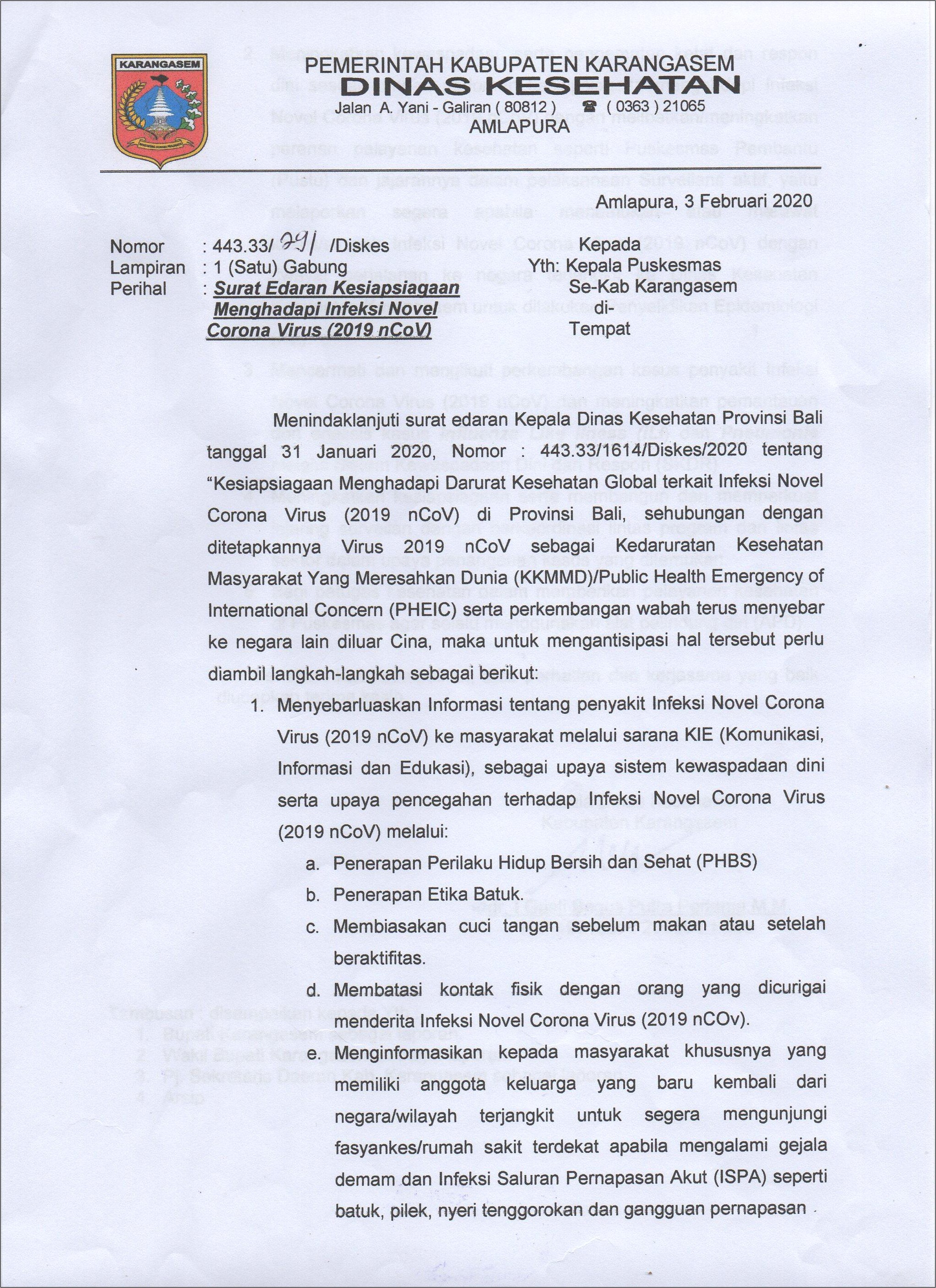 Contoh Surat Permohonan Virtual Account