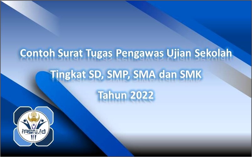 Contoh Surat Pernyataan Pengawas Ujian Pat Smp