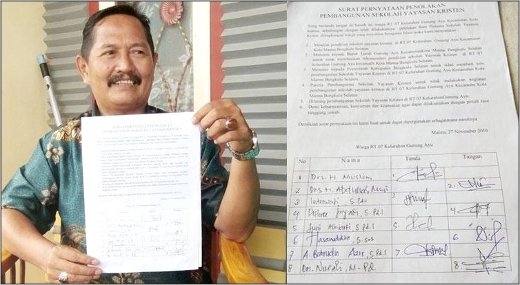 Contoh Surat Pernyataan Penolakan Kepala Sekolah Baru