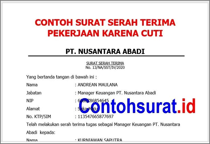 Contoh Surat Pernyataan Penyerahan Anak Untuk Diadopsi Pdf