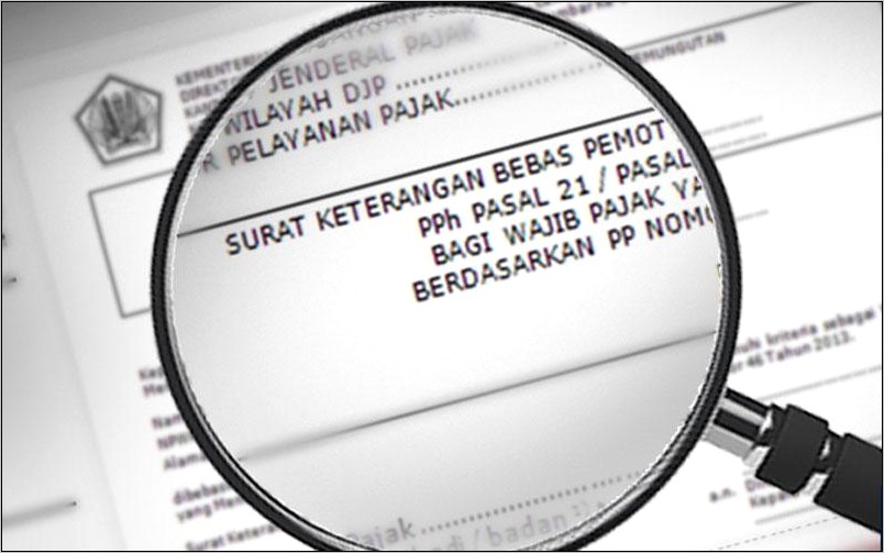 Contoh Surat Pernyataan Peredaran Bruto