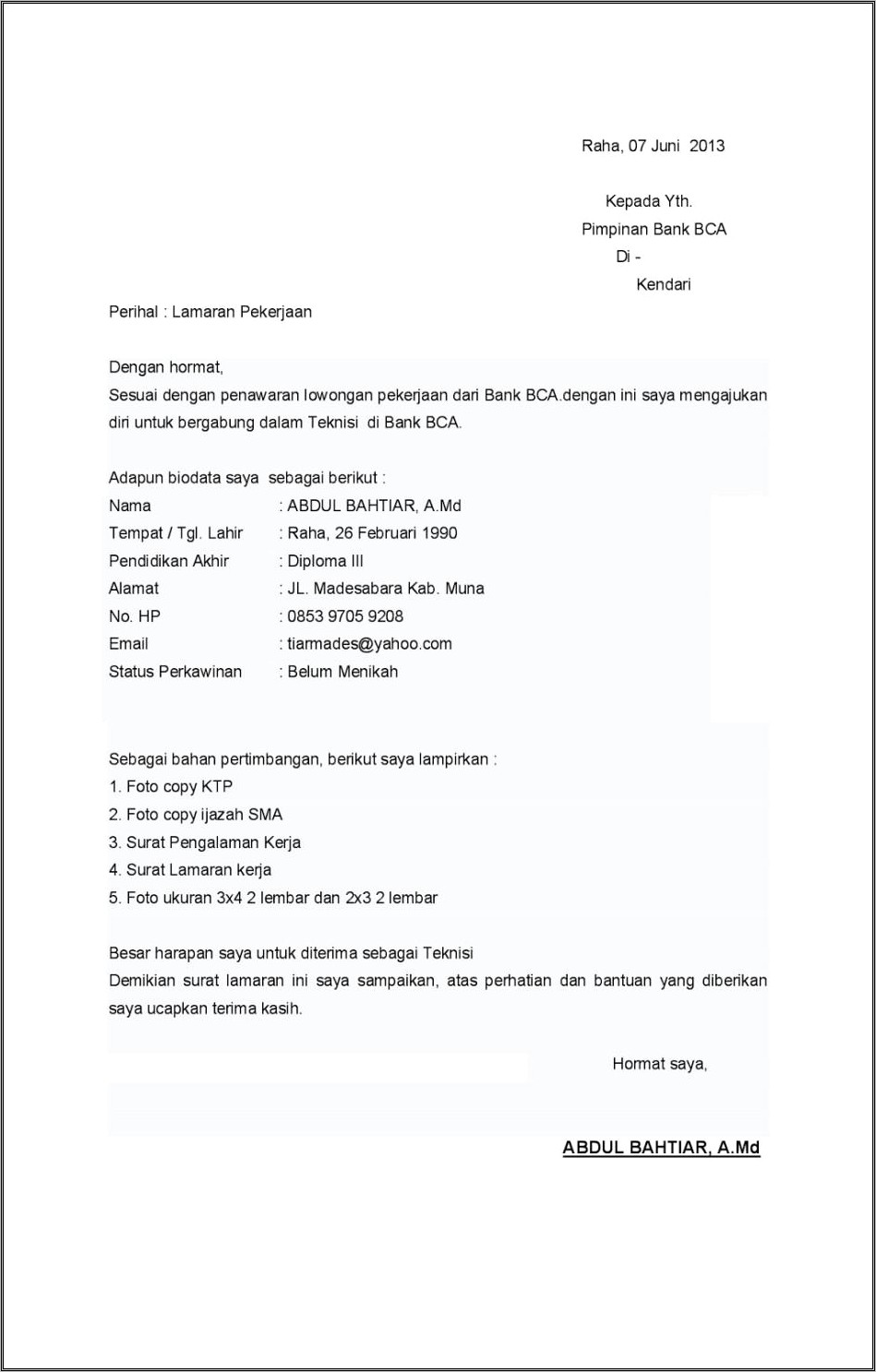 Contoh Surat Pernyataan Sebagai Distributor