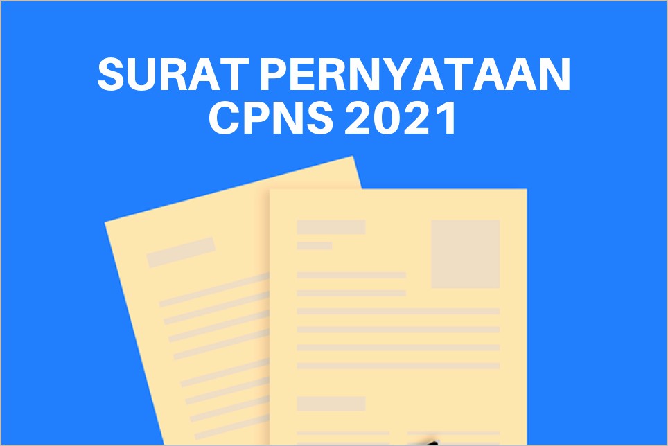 Contoh Surat Pernyataan Siap Ditempatkan Diseluruh Wilayah Nkri Cpns 2019