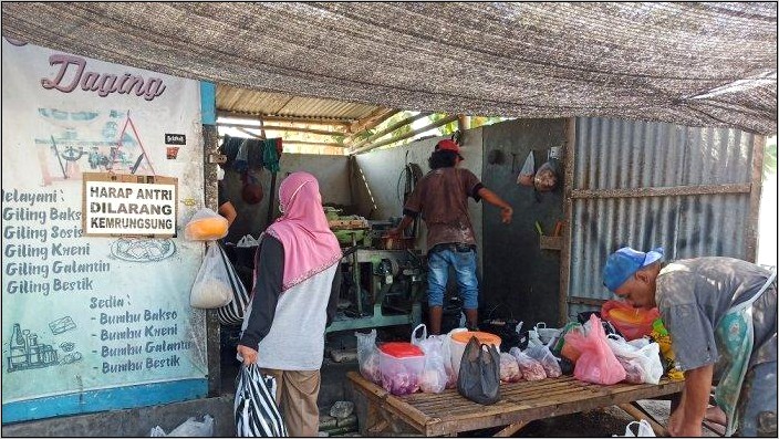 Contoh Surat Pernyataan Tempat Gilingan Daging