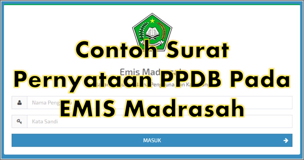 Contoh Surat Pernyataan Terdaftar