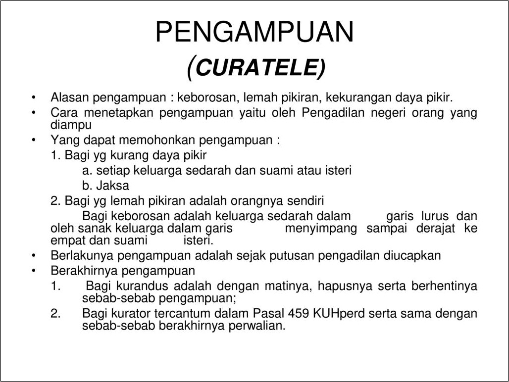 Contoh Surat Pernyataan Tidak Berada Dalam Pengampuan