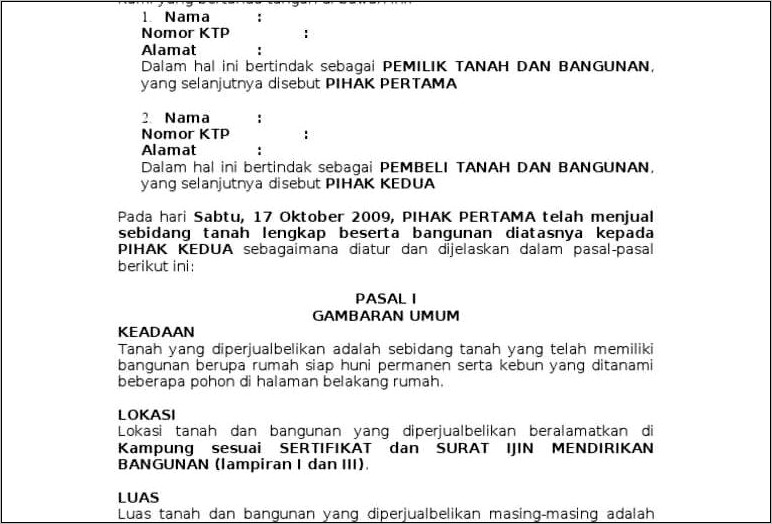 Contoh Surat Pernyataan Tidak Memiliki Hubungan Keluarga Di Bank Btn