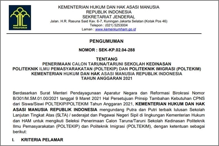 Contoh Surat Pernyataan Tidak Menuntut Tunjangan Kinerja Pada Tahun Berjalan