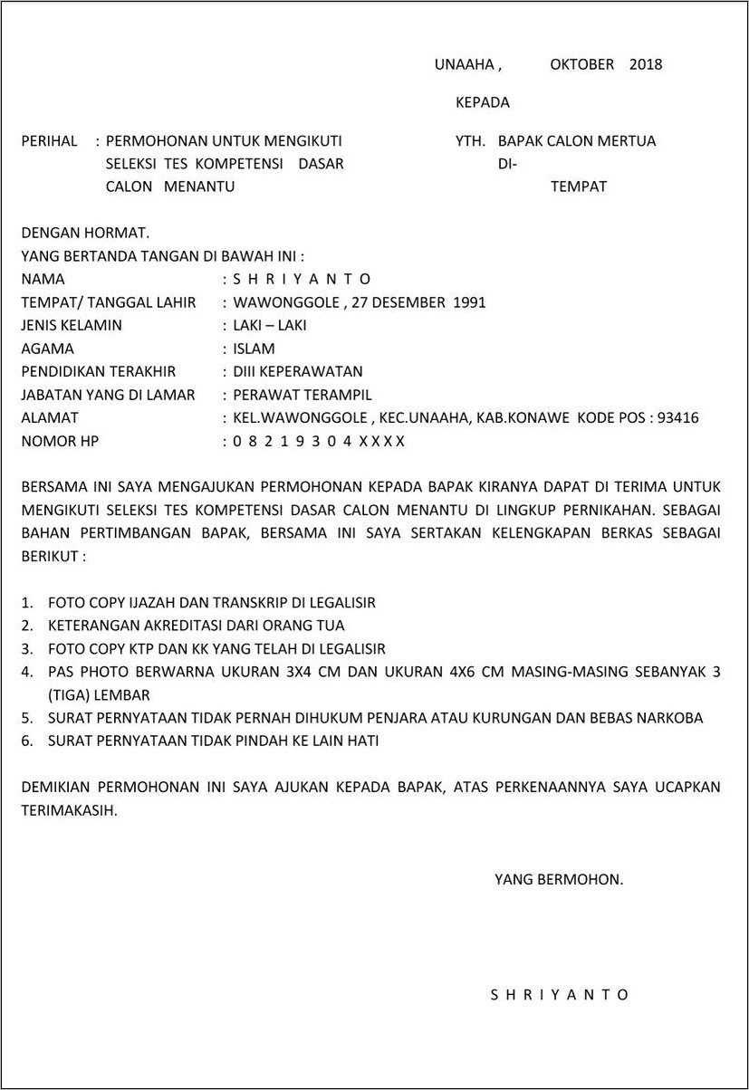 Contoh Surat Pernyataan Tidak Pernah Dihukum Penjara Dan Lain Lain