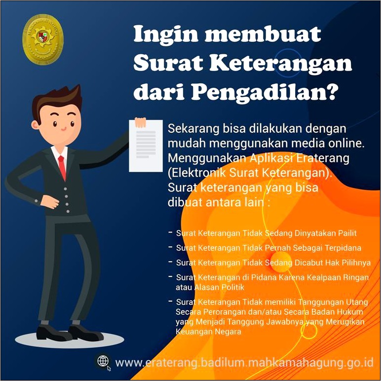 Contoh Surat Pernyataan Tidak Sedang Dicabut Hak Pilihnya