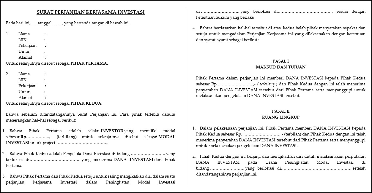 Contoh Surat Pernyataan Tidak Terlibat Hukum