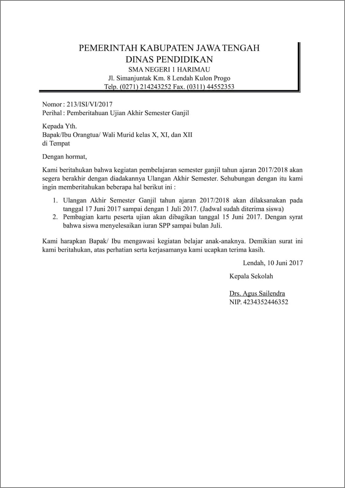 Contoh Surat Pernyataan Toko Tutup
