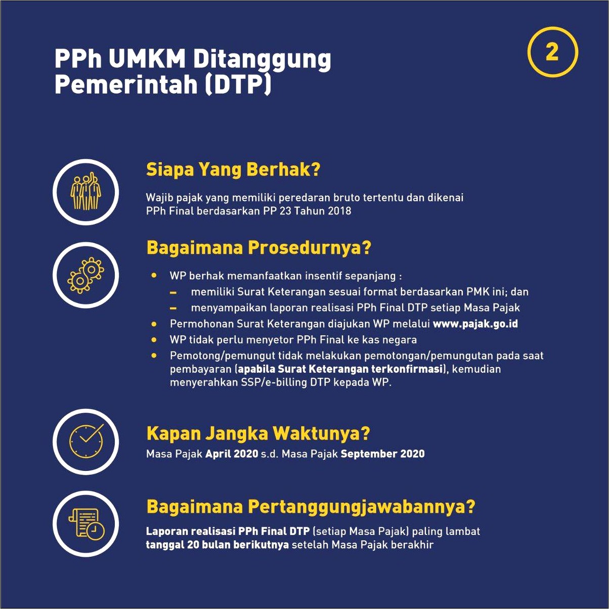 Contoh Surat Pernyataan Wajib Pajak Yang Memiliki Peredaran Bruto Tertentu