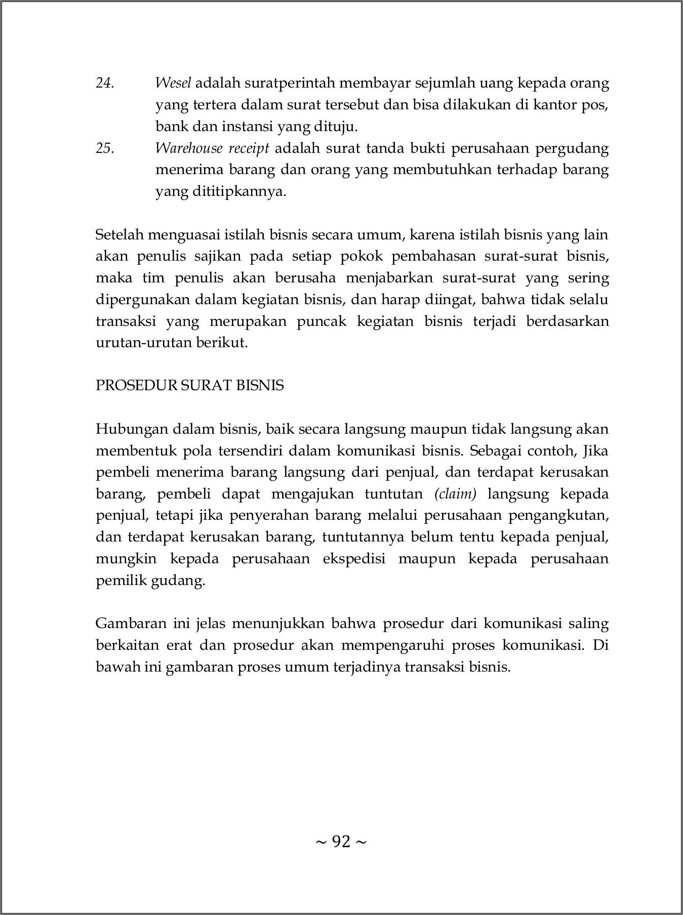 Contoh Surat Perusahaan Teks Nego