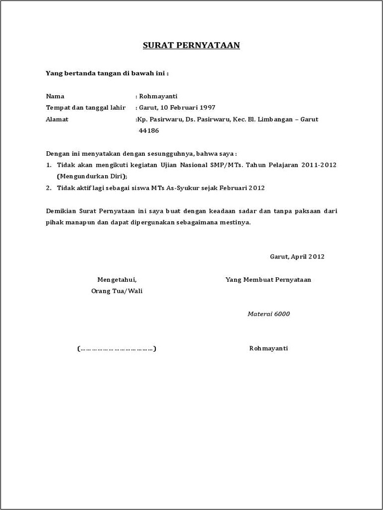 Contoh Surat Reject Perusahaan Pharmasi Untuk Di Destroy