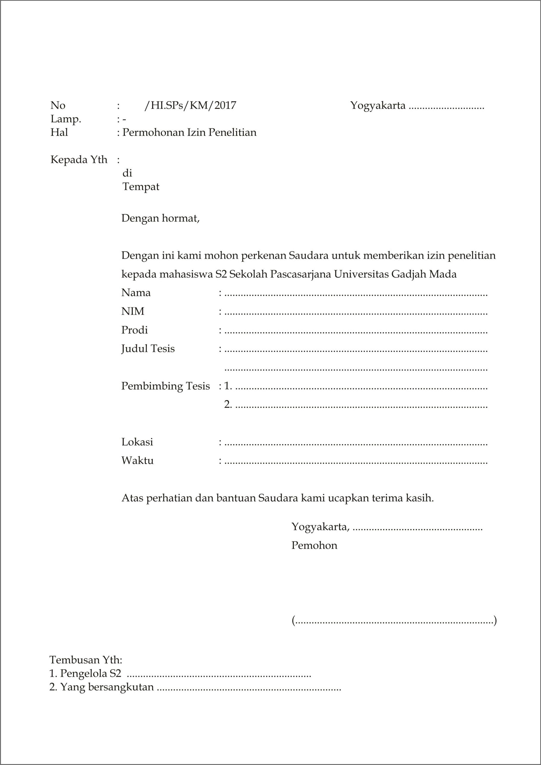 Contoh Surat Rekomendasi Izin Kuliah Dari Dosen