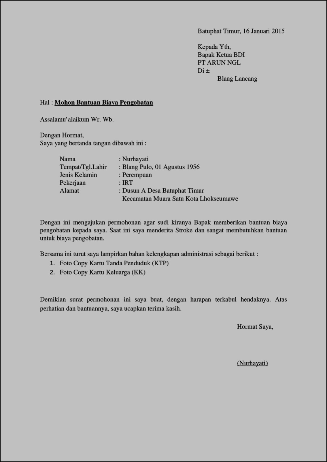 Contoh Surat Resmi Permohonan Bantuan Bencana Alam Ke Sekolah Sekolah