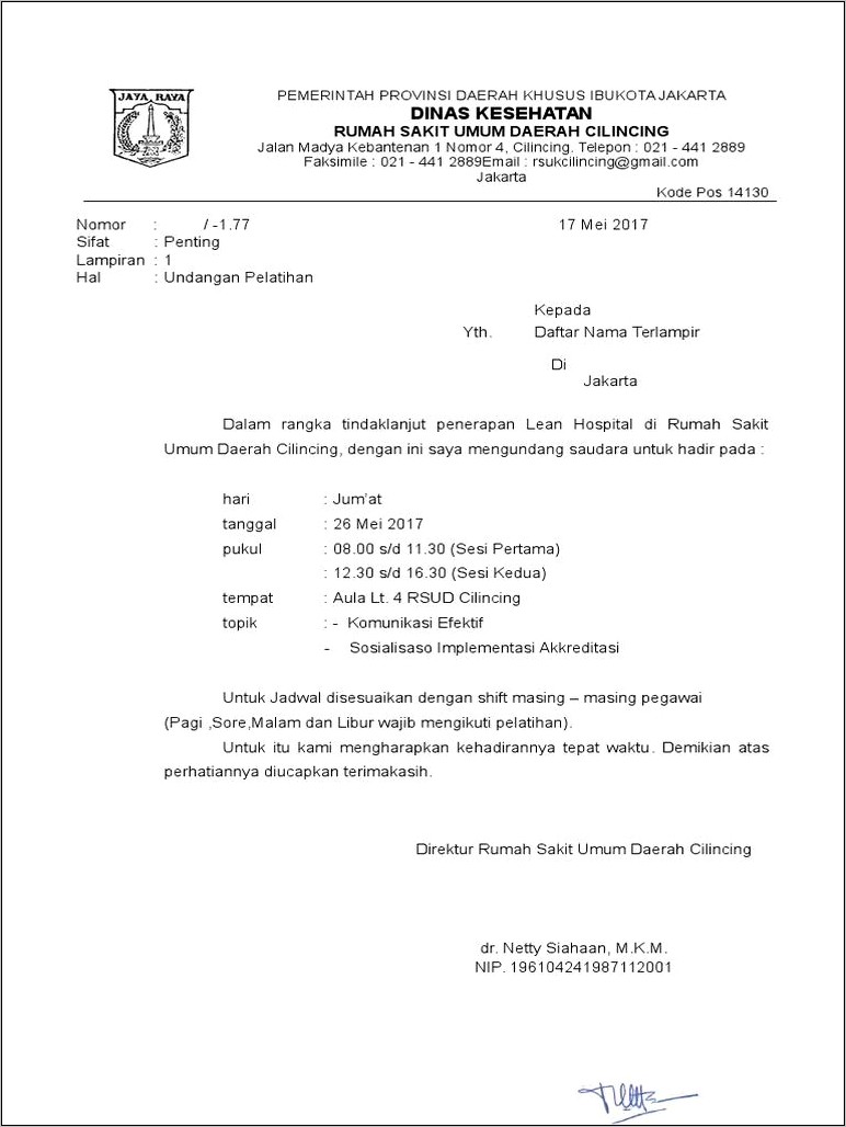Contoh Surat Undangan Hbh