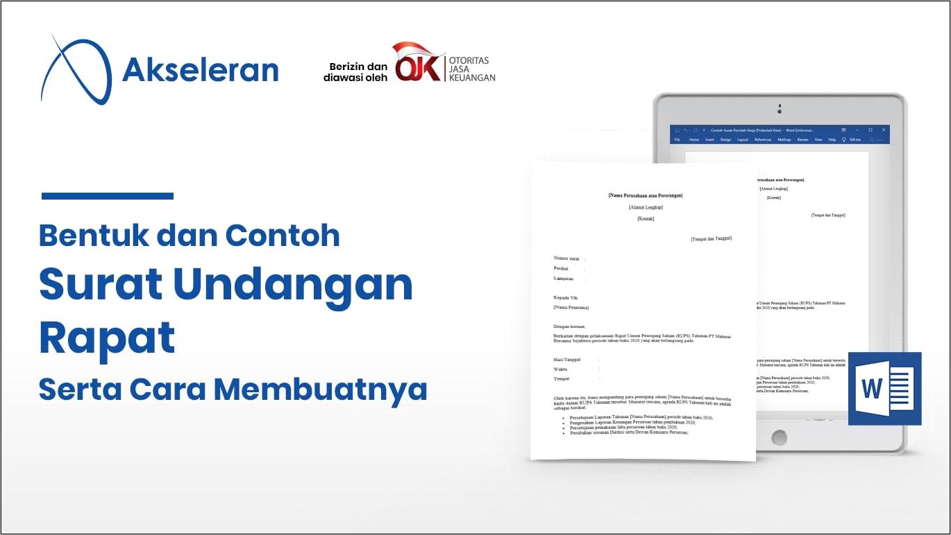 Contoh Surat Undangan Rapat Koordinaasi Di Rumah Sakit