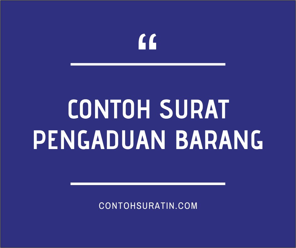 Contoh Surat Undangan Rapat Menerima Surat Komplain
