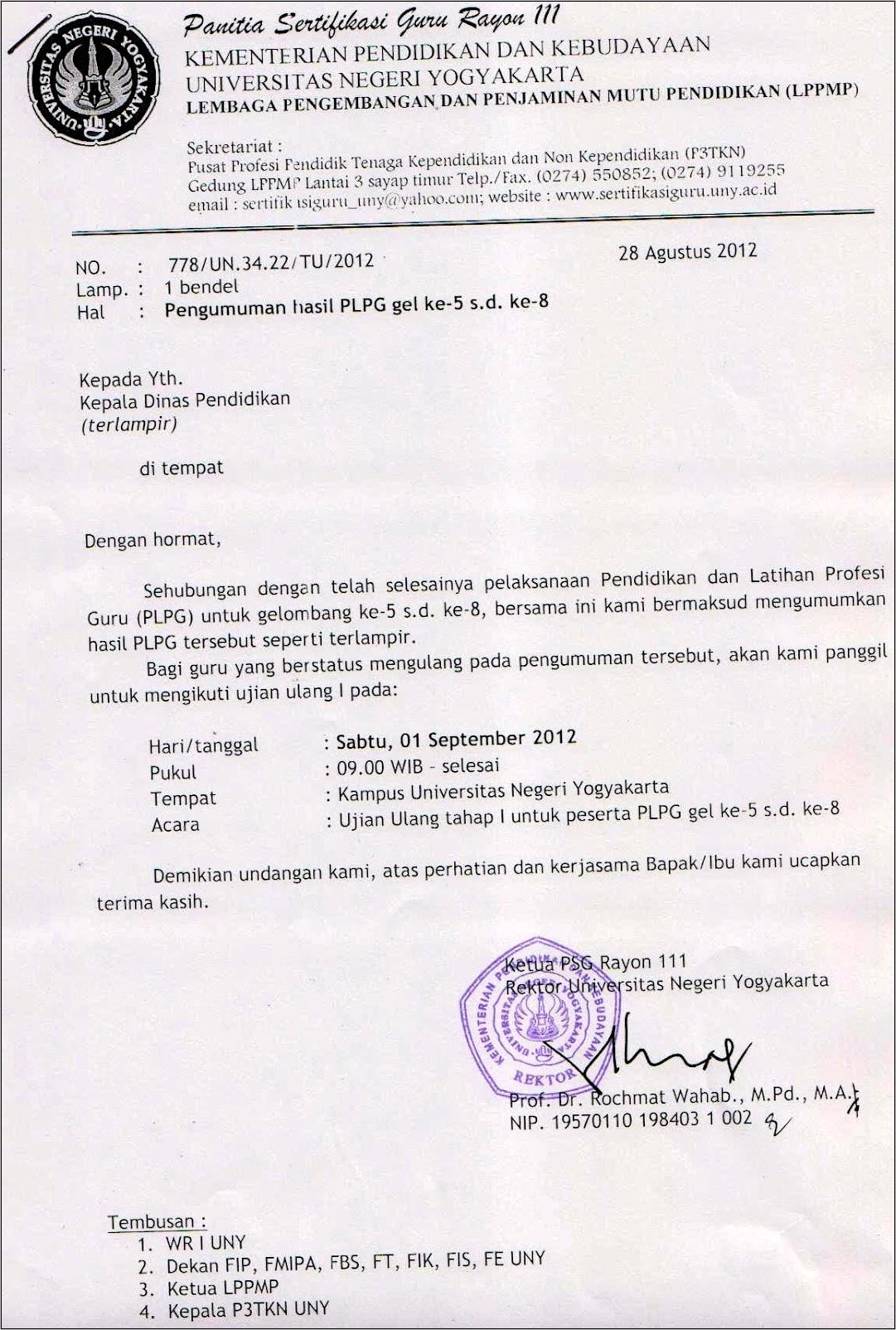 Contoh Surat Undangan Rapat Untuk Teman Sekampus